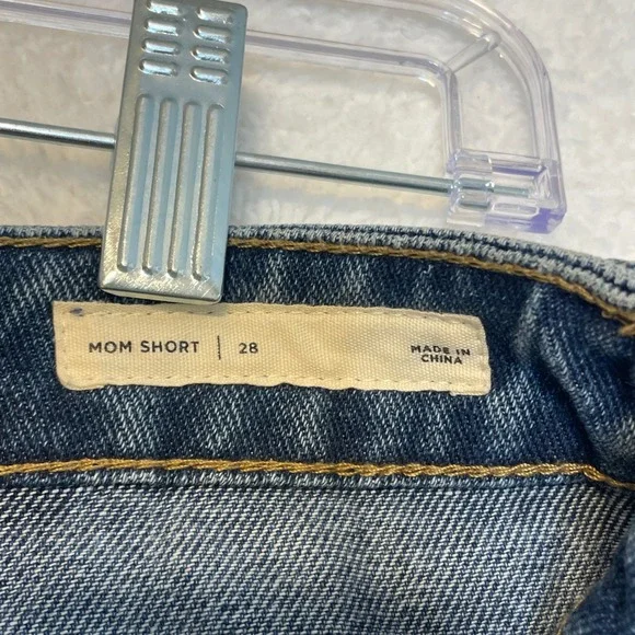 PacSun Mom Shorts Medium Wash High Waisted Denim Jean Shorts Size 28 AL68 - Picture 5 of 8